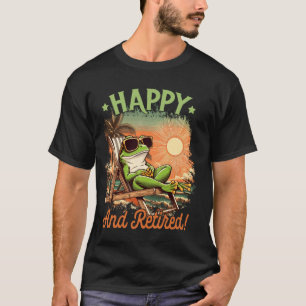 T-shirt Grenouille de la fête de retraite de collègue retr