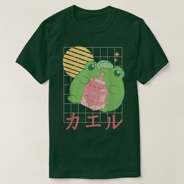 T-shirt Grenouille de lait de fraise (Design devant)