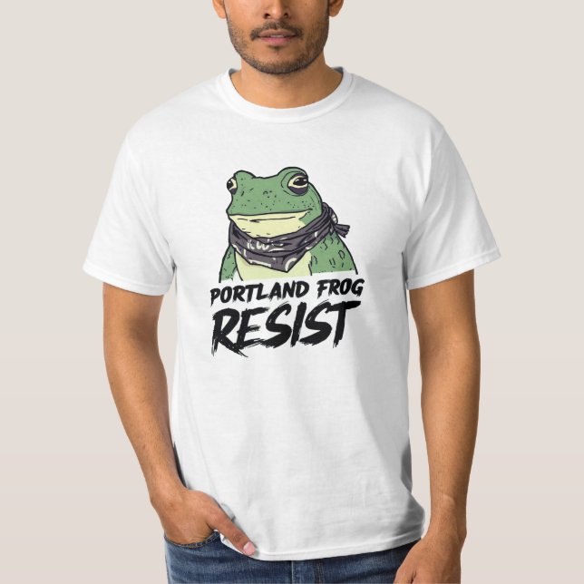 T-shirt Grenouille de Portland (Devant)