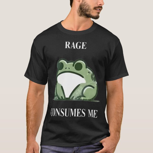 T-shirt Grenouille de Rage Me Consume (Devant)