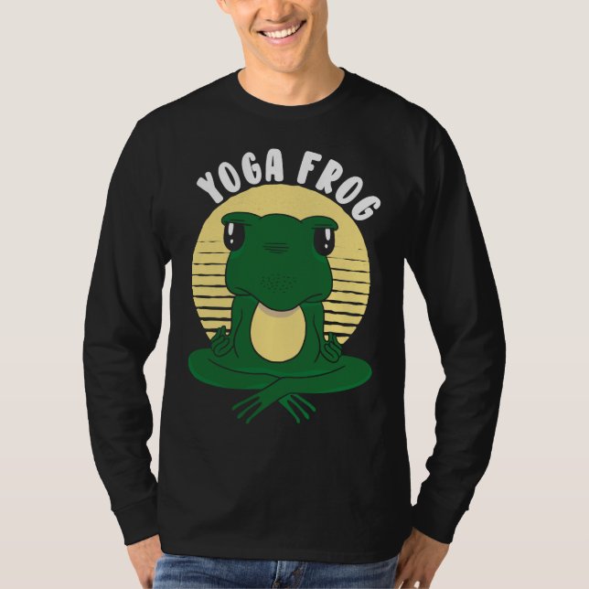 T-shirt Grenouille de Yoga 81 (Devant)