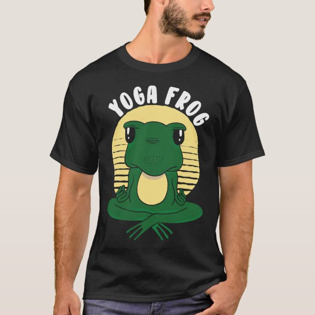 T-shirt Grenouille de Yoga 81 (Devant)