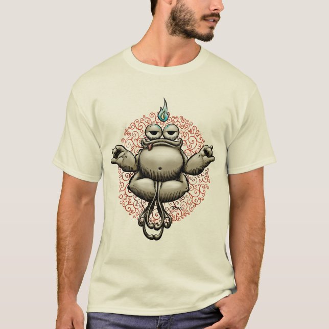 T-shirt Grenouille de zen - lumière (Devant)