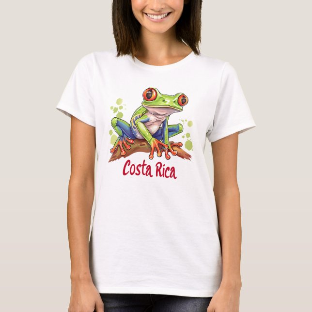 T-shirt Grenouille des arbres du Costa Rica (Devant)