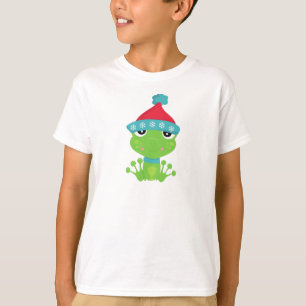 T-shirt Grenouille d'hiver, Grenouille mignonne, Grenouill
