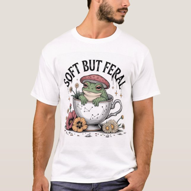 T-shirt Grenouille douce mais férale re (Devant)
