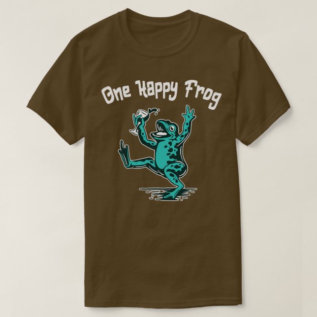 T-shirt Grenouille drôle (Design devant)