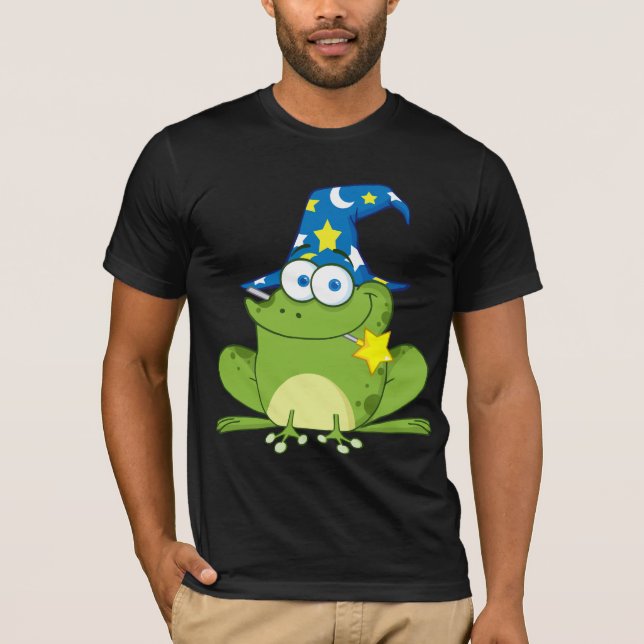 T-shirt Grenouille drôle de magicien (Devant)