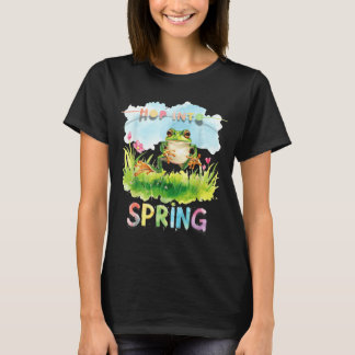 T-shirt Grenouille drôle et fantaisiste espérant dans la s