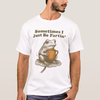T-shirt Grenouille Drôle Parfois Je Fais Juste Fartir