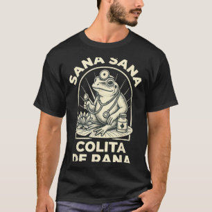 T-shirt Grenouille Drôle Sana Sana Colita De Rana Mignon M