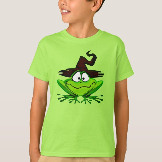 T-shirt Grenouille en cuisine (Devant)