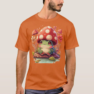 T-shirt grenouille esthétique sur Champignons 13