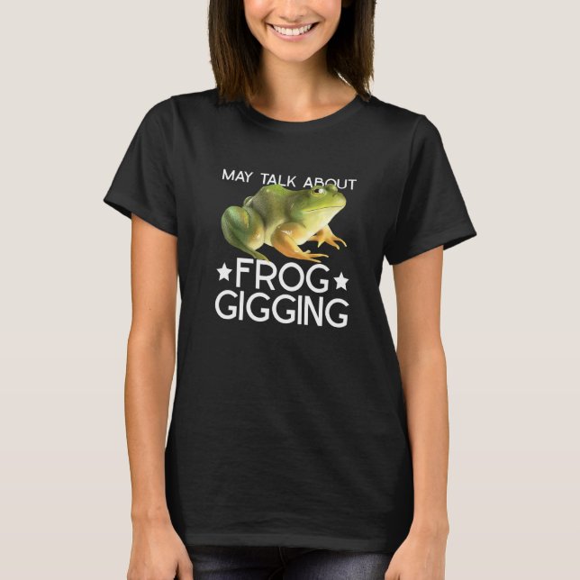 T-shirt Grenouille Et Chasse À La Grenouille (Devant)
