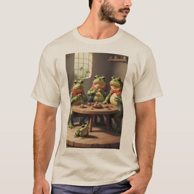 T-shirt Grenouille et crapaud : Nous devrions arrêter de m (Devant)