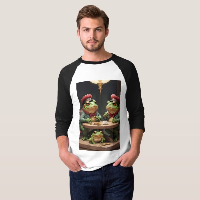 T-shirt Grenouille et crapaud : Nous devrions arrêter de m (Devant entier)