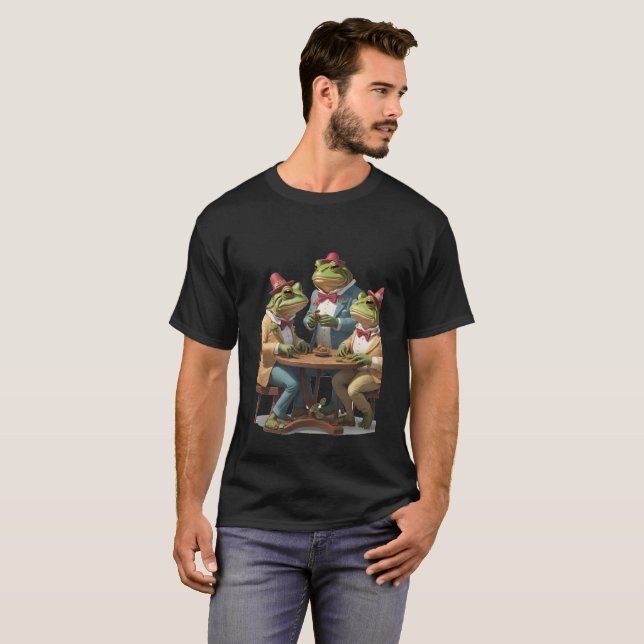 T-shirt Grenouille et crapaud : Nous devrions arrêter de m (Devant entier)