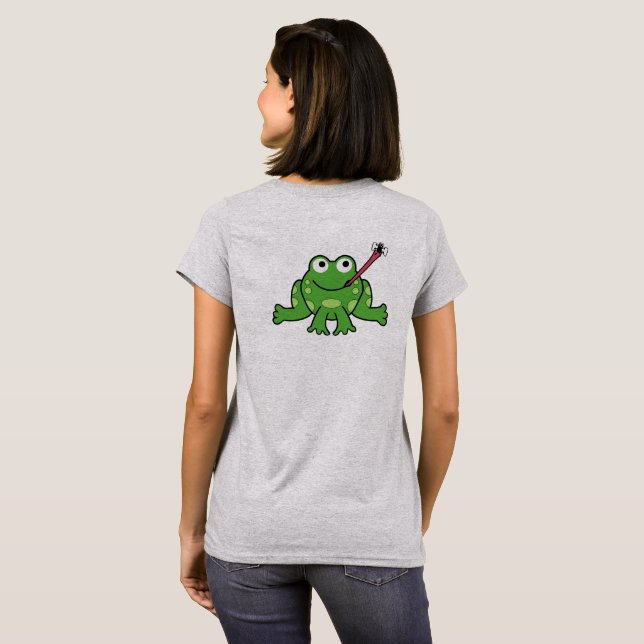 T-shirt Grenouille et mouche (Dos entier)