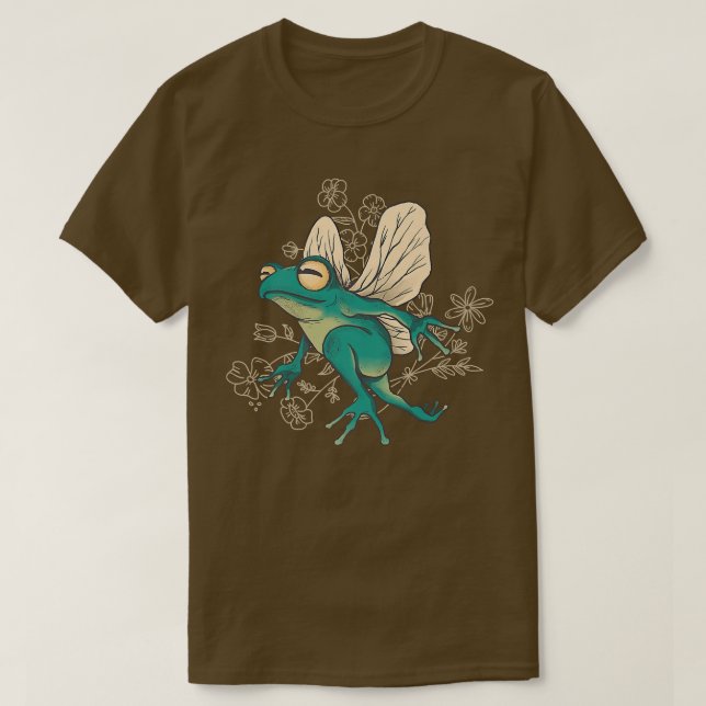 T-shirt Grenouille Fée Avec AilesT-Chemise (Design devant)