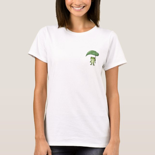 T-shirt Grenouille feuille pluvieuse (Devant)