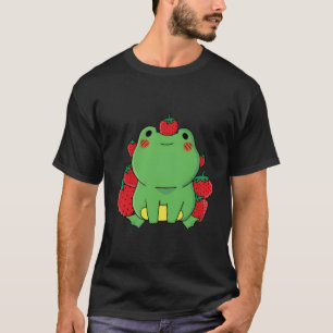 T-shirt Grenouille fraise Kawaii Cottagecore esthétique