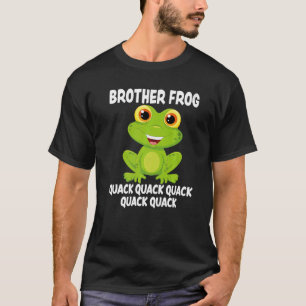 T-shirt Grenouille Frère Animal Pun Love Amphibian Toad Fr