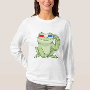 T-shirt Grenouille Glasses