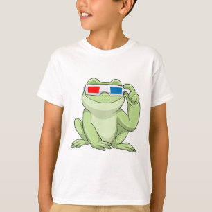 T-shirt Grenouille Glasses