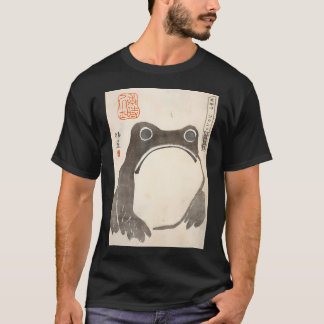 T-shirt Grenouille grincheuse Art japonais Imprimer