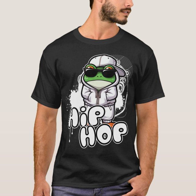 T-shirt Grenouille Hip hop (Devant)