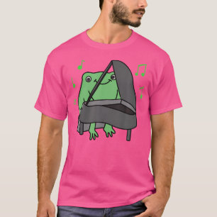 T-shirt Grenouille jouant du piano