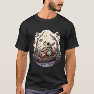 T-shirt Grenouille Jouer Guitare Grenouille Jouer Banjo Su