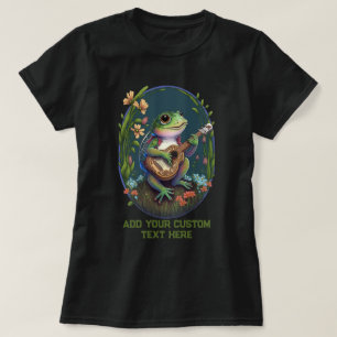 T-shirt Grenouille Jouer Guitare Wildfower Toad, Amateurs 