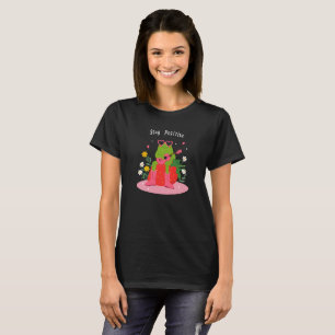 T-shirt Grenouille Jouer La Guitare
