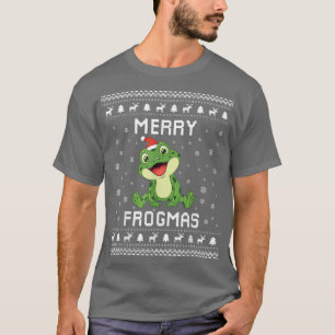 T-shirt Grenouille laide de Noël Sweer Frog Lover vacances