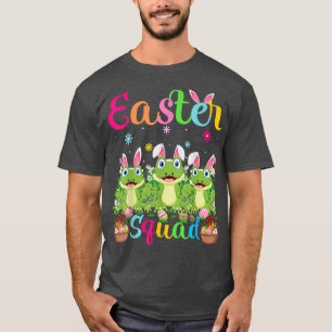 T-shirt Grenouille Lapin Oreille Drôle Easter Squad Frog H