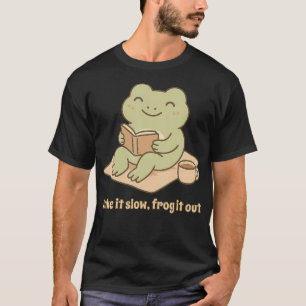 T-shirt Grenouille Lectrice Prenez Votre Temps
