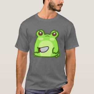 T-shirt Grenouille Maladie Kawaii Avec Couteau Cute Kawaii