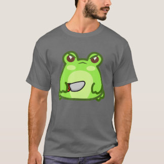 T-shirt Grenouille Maladie Kawaii Avec Couteau Cute Kawaii
