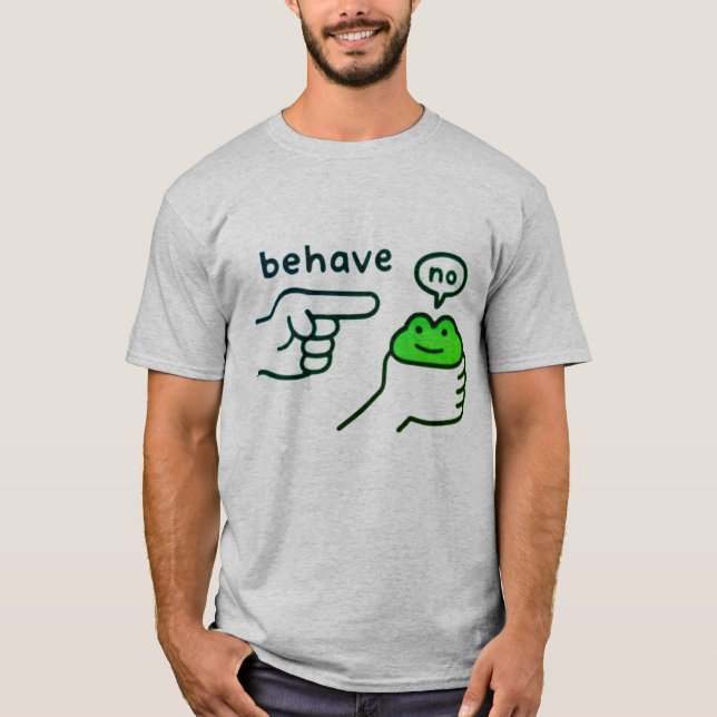 T-shirt Grenouille malhonnête Mème de grenouille drôle (Devant)