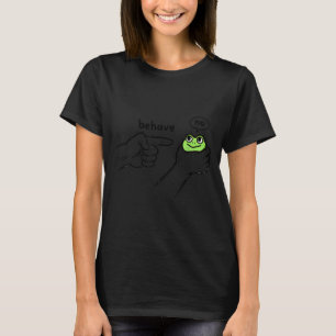 T-shirt Grenouille malhonnête Mème de grenouille drôle Ne