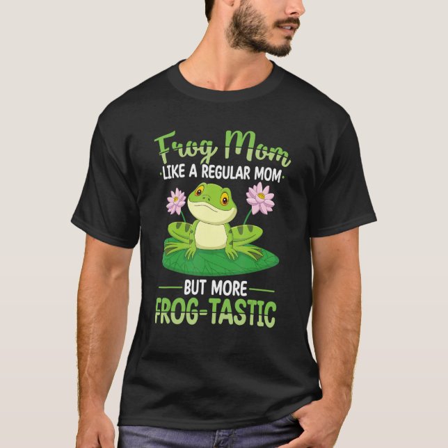T-shirt Grenouille Maman Chasse Design Toad Gigger Grenoui (Devant)