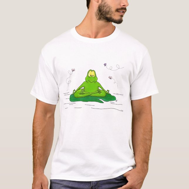 T-shirt Grenouille méditante (Devant)
