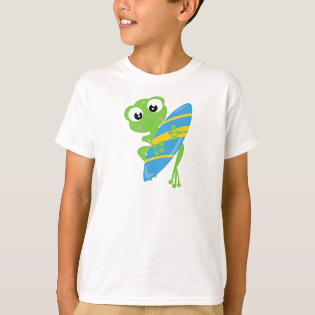 T-shirt Grenouille mignonne, Petite grenouille, Grenouille (Devant)