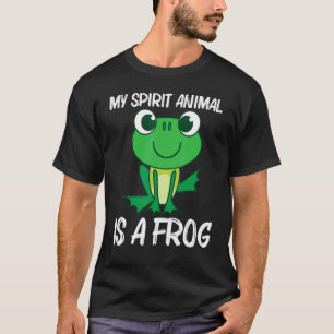 T-shirt Grenouille mignonne pour hommes femmes forêt zoo a