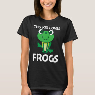 T-shirt Grenouille mignonne pour les enfants Bois Forêt Zo