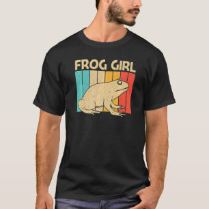 T-shirt Grenouille mignonne pour les filles maman attrape