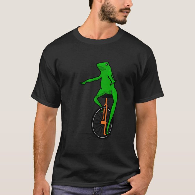 T-shirt Grenouille monocycle Dat Boi   (Devant)