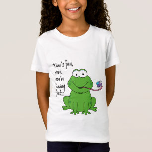 T-Shirt Grenouille mûre; Le temps est amusant quand tu as