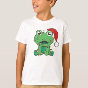 T-shirt Grenouille Noël Animaux d'hiver Grenouilles de Noë
